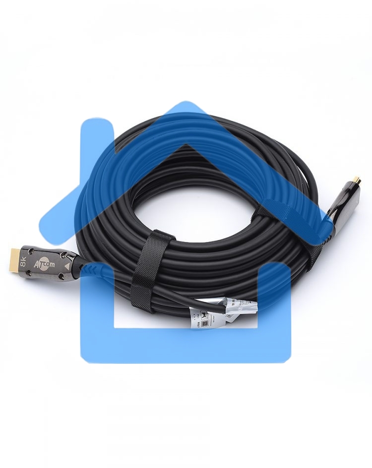 Кабель HDMI 15 м (HIGH speed, Metal gold, Optical) 8K VER 2.1 Кабель HDMI 15 м (HIGH speed, Metal gold, Optical) 8K VER 2.1