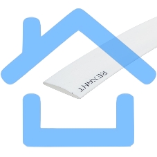 Трубка термоусаживаемая 10.0/5.0мм бел. ролик 2.44м Rexant 29-0051