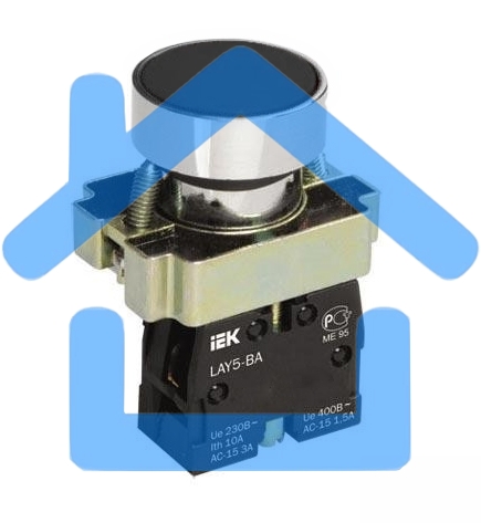 Кнопка LAY5-BA21 без подсветки черный 1з ИЭК BBT60-BA-K02