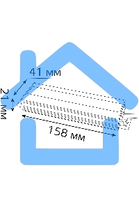 Блок питания Gauss 202022075 пониж. для лен.светод. черный