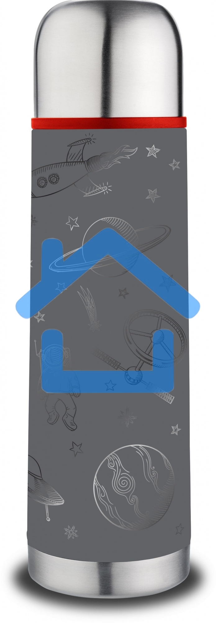 Термос Starwind 21-1000/2 1л, графитовый