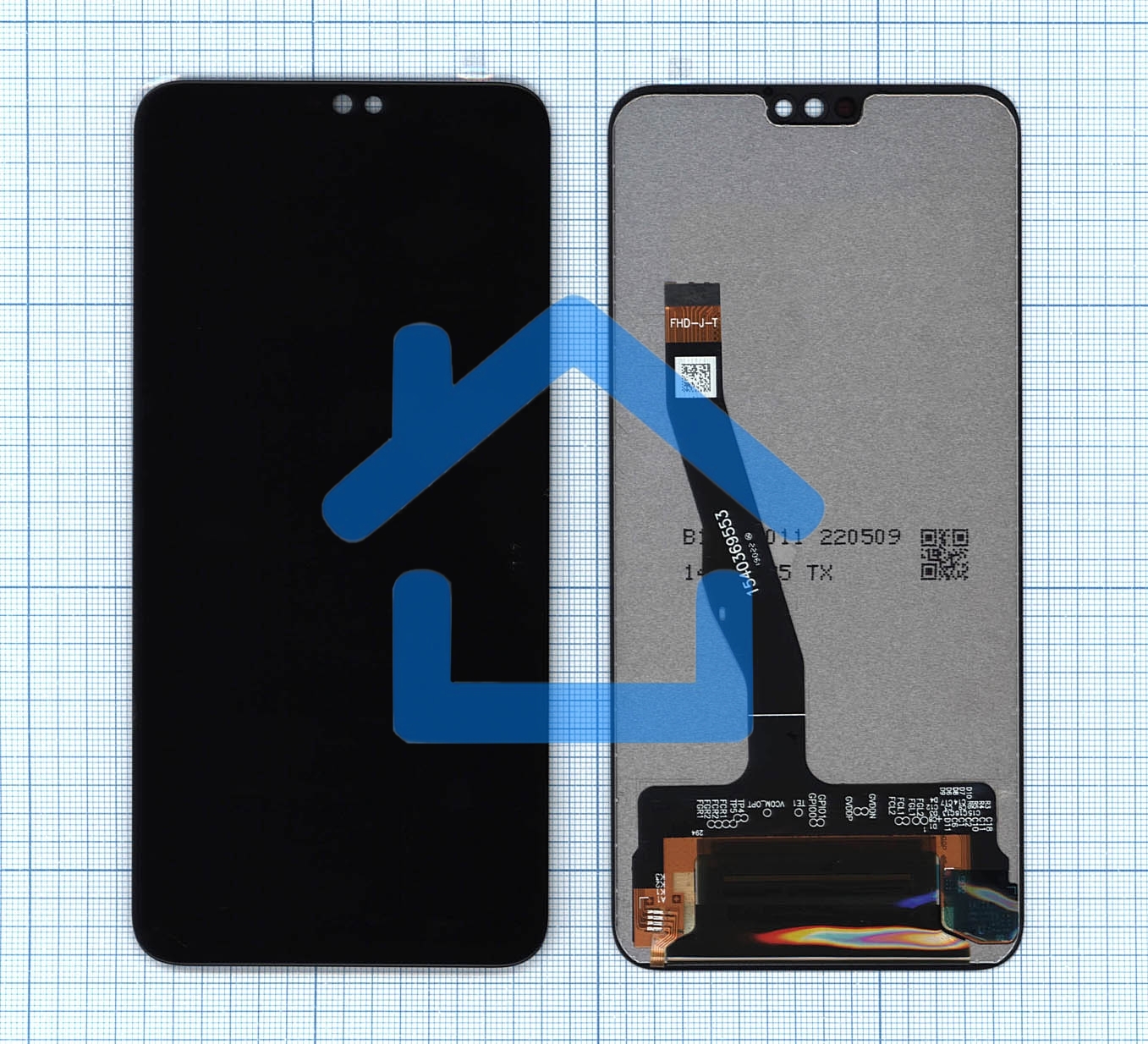Дисплей для Huawei Honor 8X, Honor 9X Lite (COF) черный