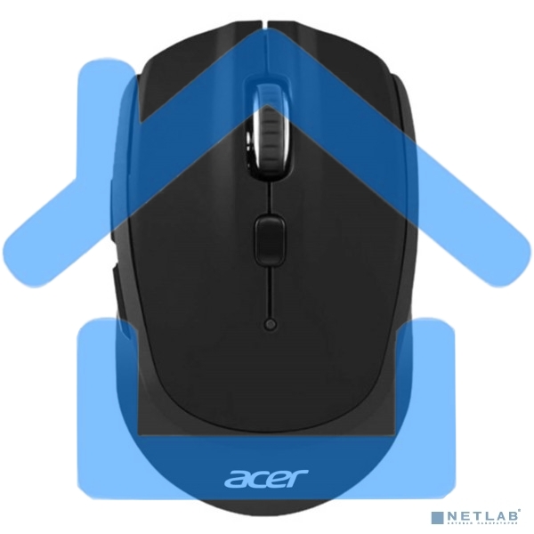 Мышь беспроводная Acer OMR040 черный, 1600 dpi, радиоканал, USB, кнопки - 6
