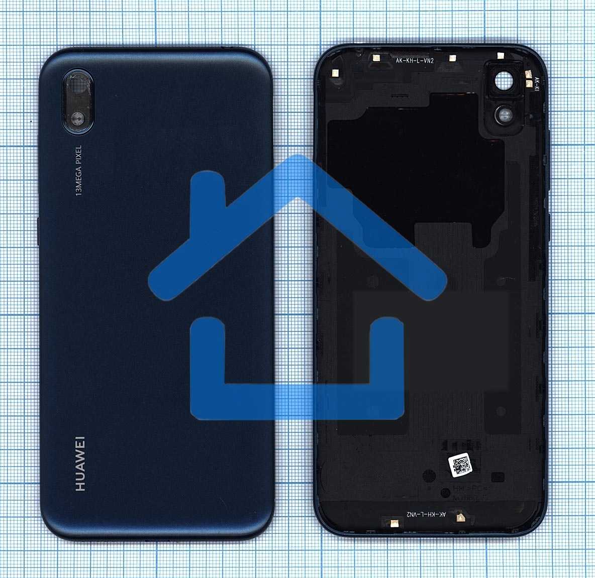 Задняя крышка для Huawei Y5 2019 синяя