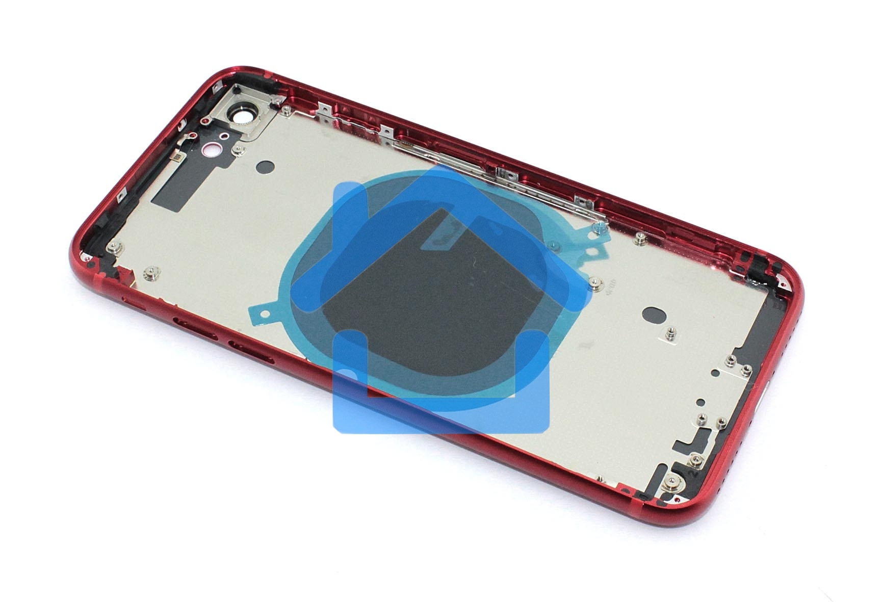 Задняя крышка (корпус) в сборе с рамкой для Apple iPhone SE2 красная