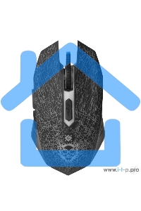 Мышь проводная Defender Shock GM-110L черный, 3200 dpi, USB, кнопки - 6