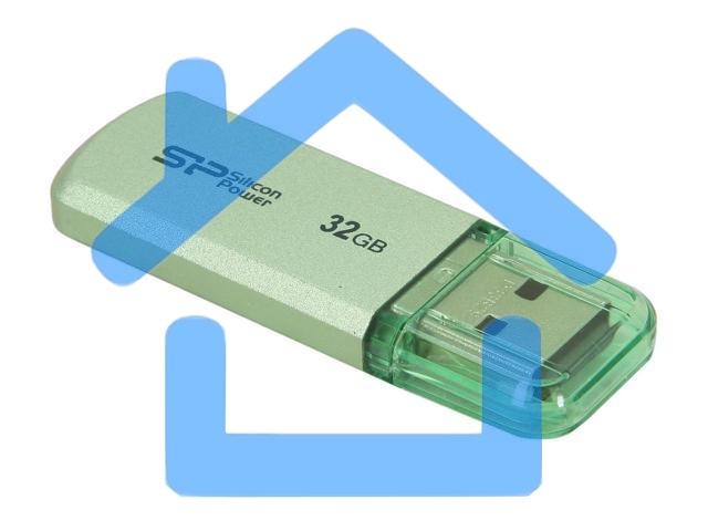 Флешка USB Silicon Power R/W 32 Gb Helios 101 SP032 Gb,UF2101V1N USB 2.0 зеленый