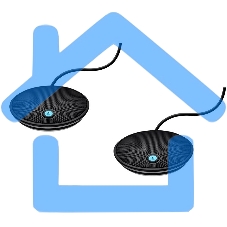 Микрофоны выносные проводные 2 шт. (989-000171) для Logitech ConferenceCam Group 