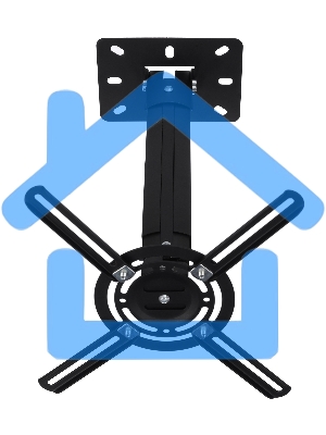 Кронштейн для проектора Buro PR05-B черный макс.13.6кг потолочный поворот и наклон