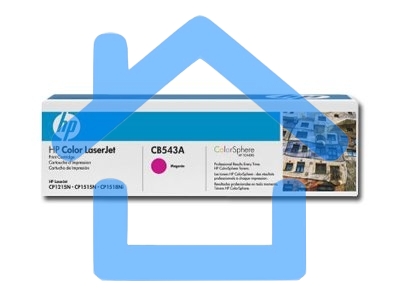Картридж лазерный HP CB543A пурпурный LJ P1215/1515 (1400стр.)