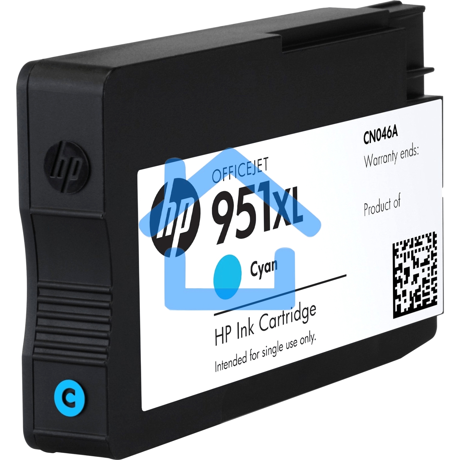 Картридж струйный HP 951XL CN046AE голубой для HP OJ Pro 8100/8600 (1500стр.)