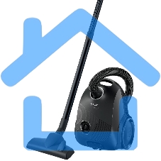 Пылесос Bosch BGBS2LB1 черный, 600 Вт, уборка сухая, пылесборник мешок, 3.5 л