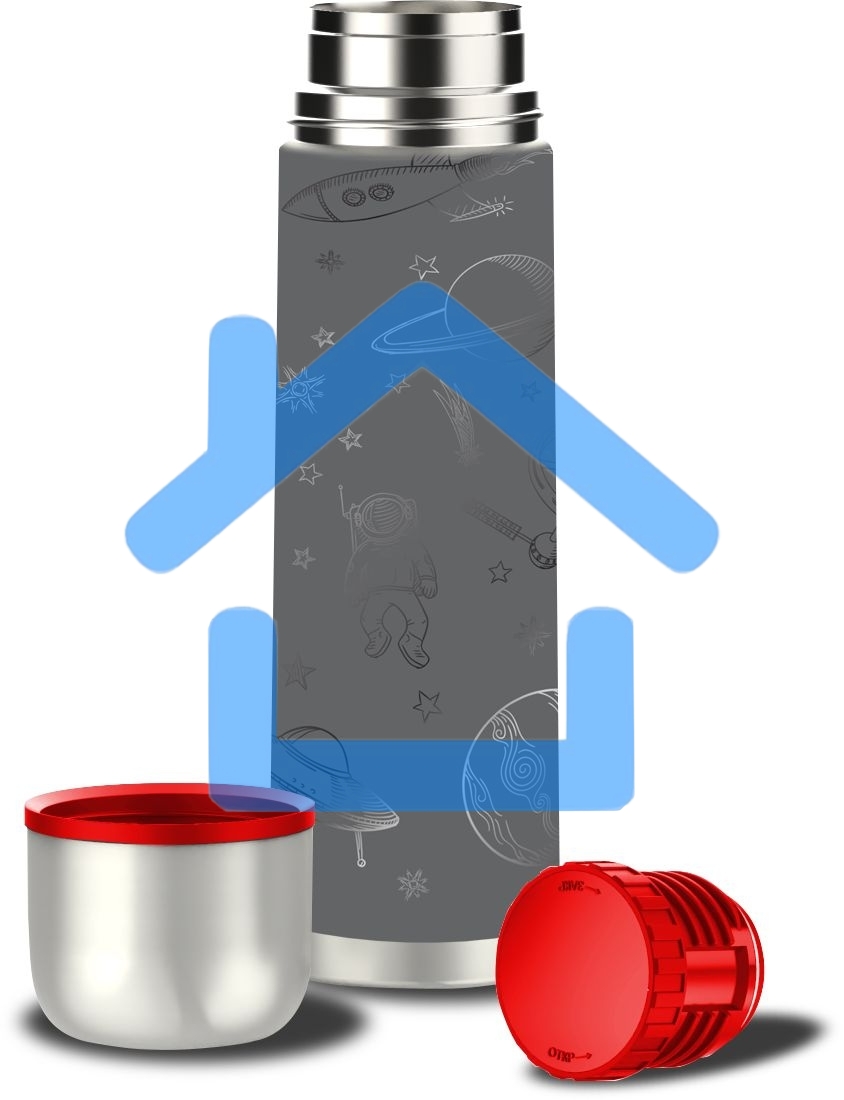 Термос Starwind 21-1000/2 1л, графитовый