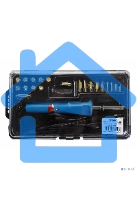 Набор паяльник-выжигатель Rexant/19 насадок/ ПРОФИ 220V/30 Вт /ZD-972A/ 12-0183-1