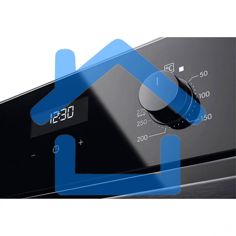 Встраиваемый духовой шкаф с паром Electrolux EOD5F71Z 60 см, каталитическая очистка, 72 л, 8 режимов, черный, направляющие проволочные + телескопические (1 уровень)