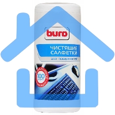 Салфетки Buro BU-Tsurface для поверхностей туба 100шт влажных