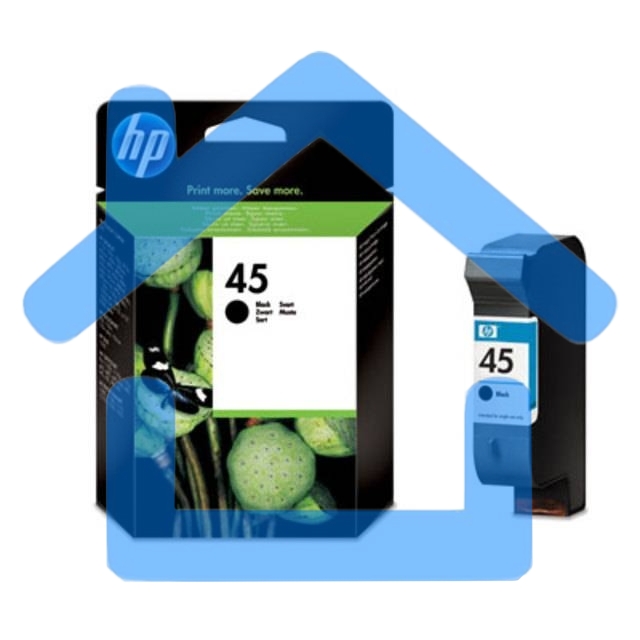 Картридж струйный HP №45 51645AE черный для HP DJ 7xxC/815C/880C/895C/9xxC/112xC/1220/6122/6127 (930стр.)