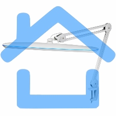 Лампа настольная бестеневая Rexant, струбцина, 