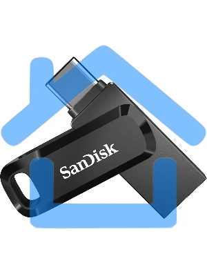 Флешка USB Sandisk 512 Gb Ultra Dual Go SDDDC3-512G-G46 USB3.1 черный