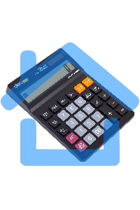 Калькулятор настольный Deli EM01420 черный 12-разр.