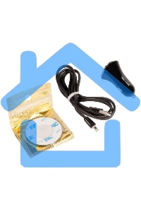 Автомобильная зарядка (от прикуривателя) 2USB 2.4A для Apple 8-pin More choice AC22i черный