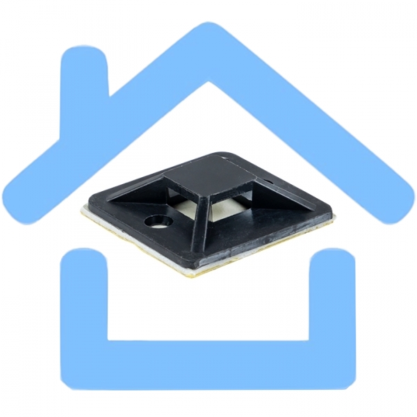 Площадка EKF plc-20x20-b самоклеящаяся (20х20мм.) черная (100шт.) EKF