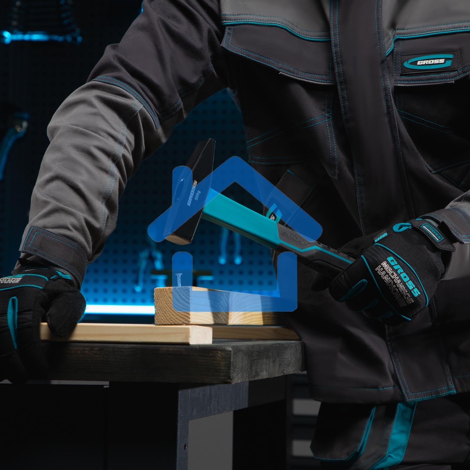 Набор инструментов 76 предметов, 120 зубьев, CrV1/4, 1/2