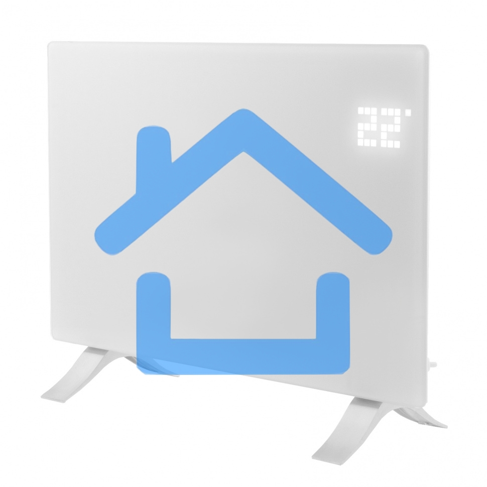 Конвектор Denzel OptiPrime-1500 белый, 1500 Вт, 20 м2, термостат, дисплей, WiFi