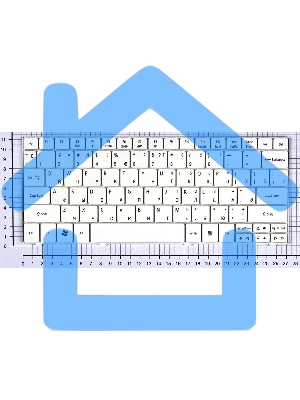 Клавиатура для ноутбука Acer Aspire One 751 1410 1810T Ferrari one белый