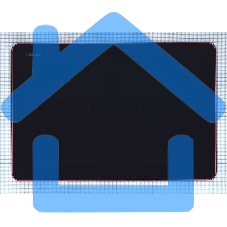 Модуль (матрица + тачскрин) для Asus MeMO Pad 10 (ME103K) черный с красной рамкой