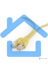 Патч-корд UTP Cablexpert кат.6, 0.5м, литой, многожильный, желтый