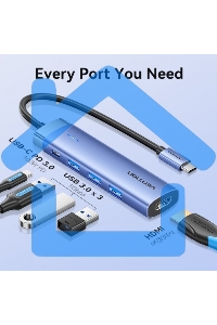 Мультифункциональный хаб Vention USB Type C 5 в 1