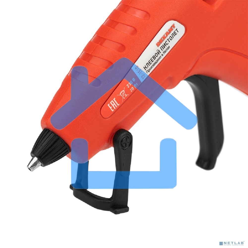 Пистолет клеевой Rexant, 20 Вт, Ø7 мм, 