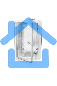 Корпус пластиковый ЩМПп Rexant с прозрачной дверцей и монтажной панелью 300х200х130мм, ABS, УХЛ1, IP65