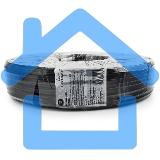 Кабель Gembird Кабель телефонный 100м (4-х жильный, 2 пары, плоский) черный