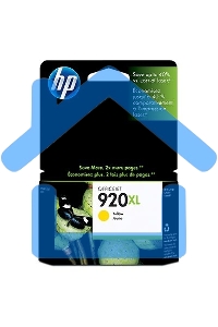 Картридж струйный HP 920XL CD974AE желтый для HP OJ 6000/6500 (700стр.)