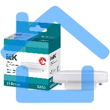 Лампа светодиодная ECO T75 таблетка 15Вт 230В 4000К GX53 ИЭК LLE-T80-15-230-40-GX53