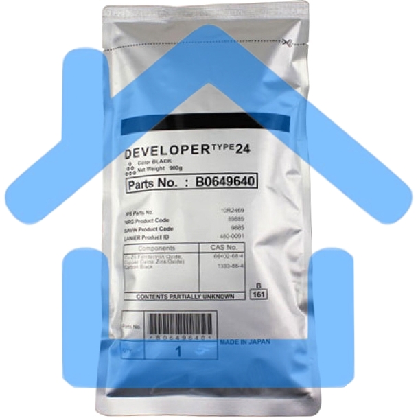 Девелопер Type 24 для Ricoh Aficio 1060/1075/2051/2060/2075/ MP5500/6500/7500/6000/7000/8000/6001/7001/8001/9001/AP900/SP9100DN (885281/885435)