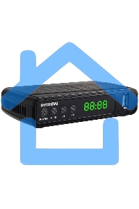 Ресивер DVB-T2 Hyundai H-DVB520 + WiFi-адаптер черный