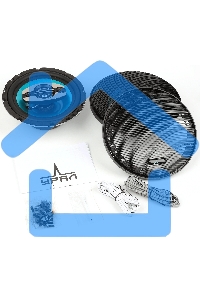 Колонки автомобильные Ural Бирюза АС-Б1647, 140Вт, 92дБ, 4Ом, 16.5см, (6 1/2дюйм), 2шт, коаксиальные, четырехполосные