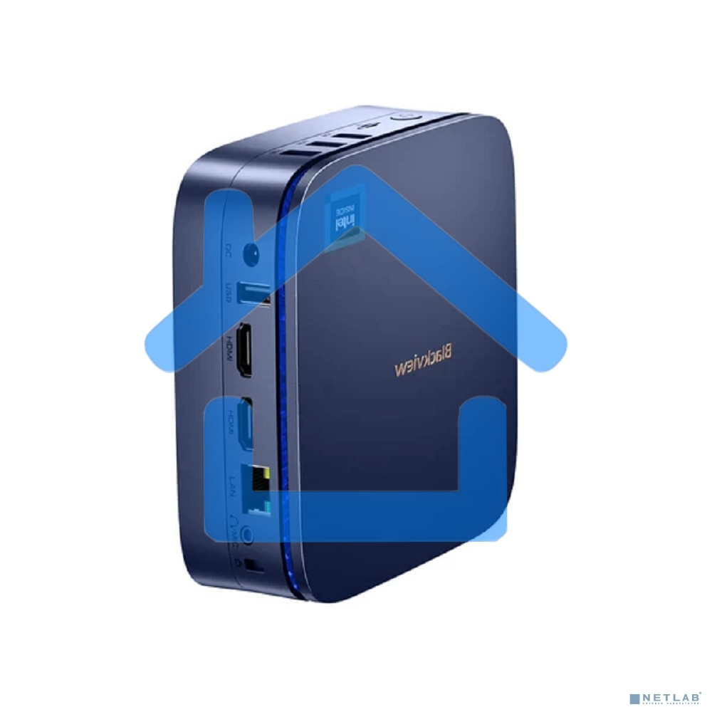 Мини ПК Blackview MP60 (Intel N5095) 16+512Gb, WIFI a/b/g/n/ac, Bluetooth 4.2, Win11 Pro, USB3.0, HDMI 1.4b Type A *2, RJ45*1, 5.5/2.1mm DC Jack *1, 3.5mm Phone Jack*1, Colour: Black