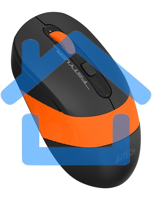 Мышь беспроводная A4Tech Fstyler FG10 черный/оранжевый, 2000 dpi, радиоканал, USB, кнопки - 4