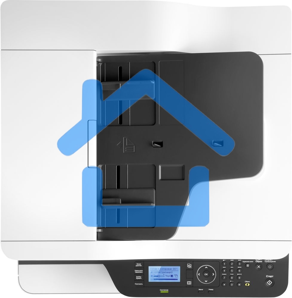 МФУ лазерное HP LaserJet MFP M443nda (8AF72A), A3, ч/б, печ. до 25 стр/мин. (А4) до 13 стр/мин. (А3), скан. до 21 стр/мин., 1200 x 1200 dpi (печать) 600x600dpi (скан.), USB, RJ-45