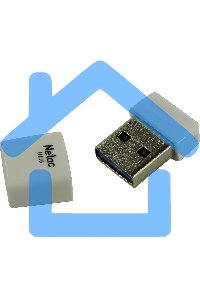 Флешка USB Netac U116 mini NT03U116N-064G-32WH USB 3.2 64 Gb, up to 130Mb/s белый