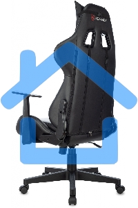 Кресло игровое Бюрократ Zombie Game Penta черный эко.кожа с подголов. крестов. пластик