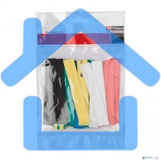 Набор трубок термоусадочных тонкостен. 16/8 (7 цветов по 3шт 100мм) EKF tut-n-16