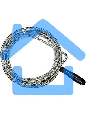 Трос для прочистки труб, длина 3 м, диаметр 6 мм Сибртех