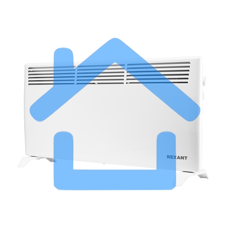 Конвектор Rexant 60-0120 белый, 2000 Вт, 25 м2, термостат