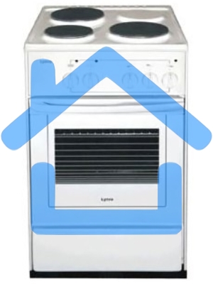 Плита электрическая Лысьва ЭП 301 СТ белый, конфорок 3 электрических, духовка 57 л, 50 см x 84 см x 60 см (без крышки)