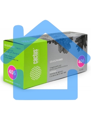 Картридж лазерный Cactus CS-CLT-K406S черный (1500 стр) для Samsung CLP-360/365/CLX-3300/3305